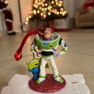 2010 Disney Store Space Alien and Buzz Sketchbook Ornament